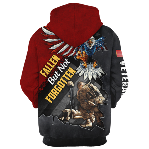 VETERAN HBL-VTR-03 Premium Heavy Fleece Zip Hoodie