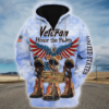 VETERAN NV-VETERAN-23 Premium Microfleece Zip Hoodie