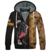 VETERAN DBA-VTR-08 Premium Heavy Fleece Zip Hoodie