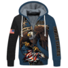 VETERAN DBA-VTR-15 Premium Heavy Fleece Zip Hoodie