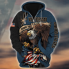 VETERAN DBA-VTR-12 Premium Microfleece Zip Hoodie