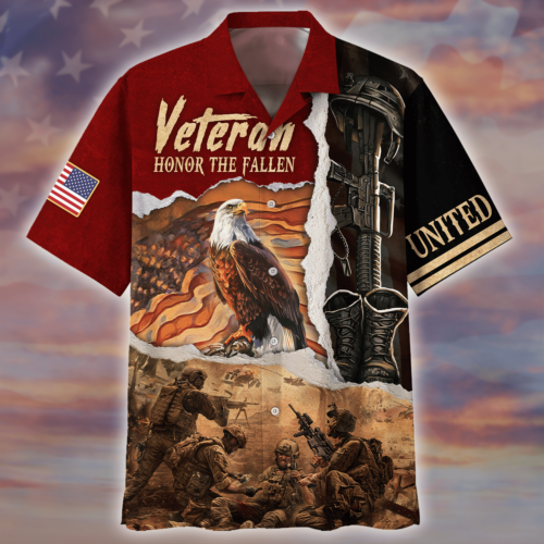 VETERAN HBL-VTR-24 Premium Hawaiian Shirt