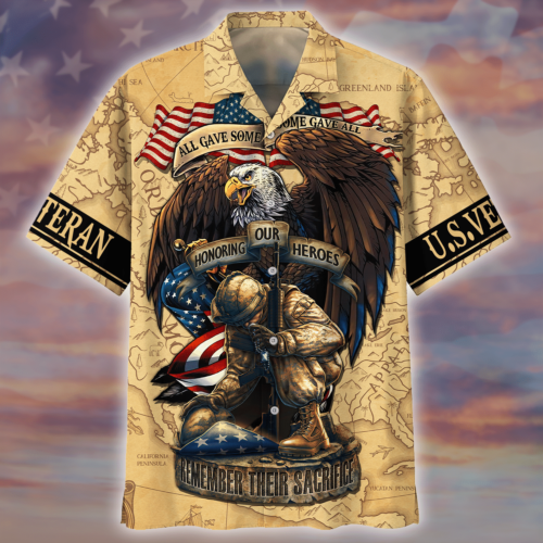 VETERAN HBL-VTR-27 Premium Hawaiian Shirt