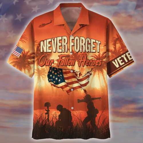 VETERAN NV-VETERAN-07 Premium Hawaiian Shirt