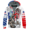 VETERAN NV-VTR-30 Premium Heavy Fleece Zip Hoodie