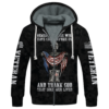 VETERAN HBL-VTR-28 Premium Heavy Fleece Zip Hoodie