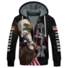 VETERAN HBL-VTR-23 Premium Heavy Fleece Zip Hoodie