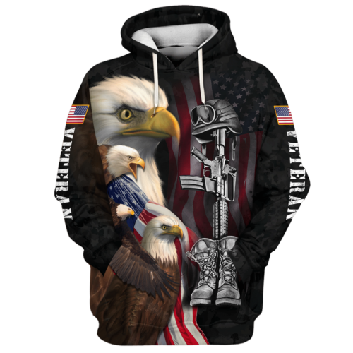 VETERAN UXVET27-AM2 Premium Microfleece Hoodie