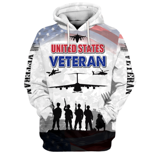 VETERAN NV-VETERAN-26 Premium Microfleece Hoodie