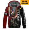 VETERAN HBLVTR47 Premium Heavy Fleece Zip Hoodie