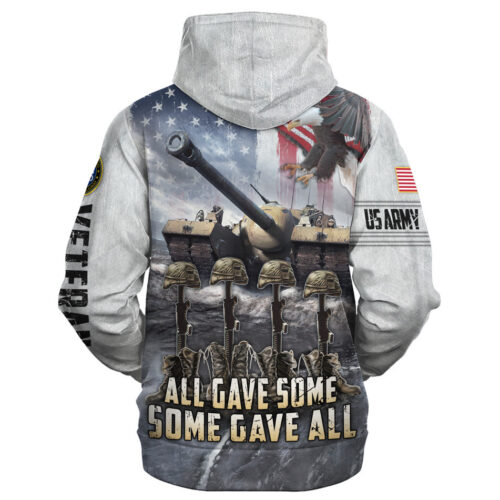 VETERAN HBLVTR47 Premium Microfleece Zip Hoodie