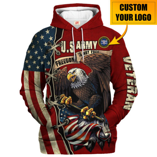 VETERAN HBLVTR53 Premium Microfleece Hoodie