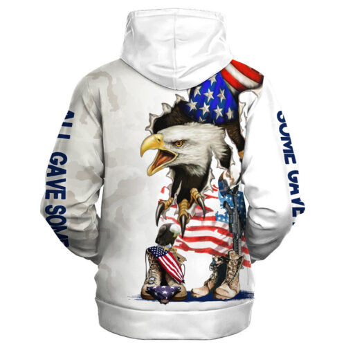 VETERAN HBLVTR56 Premium Microfleece Zip Hoodie