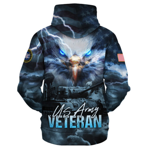 VETERAN HBLVTR58 Premium Heavy Fleece Zip Hoodie