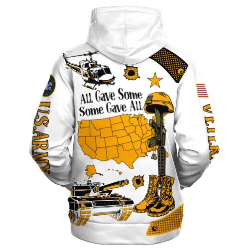 VETERAN HBLVTR61 Premium Microfleece Zip Hoodie