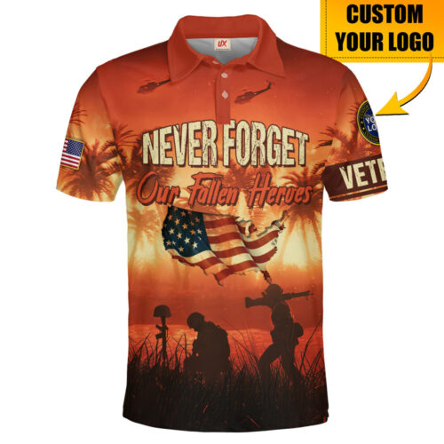 VETERAN UXVET32-MC Premium Polo Shirt