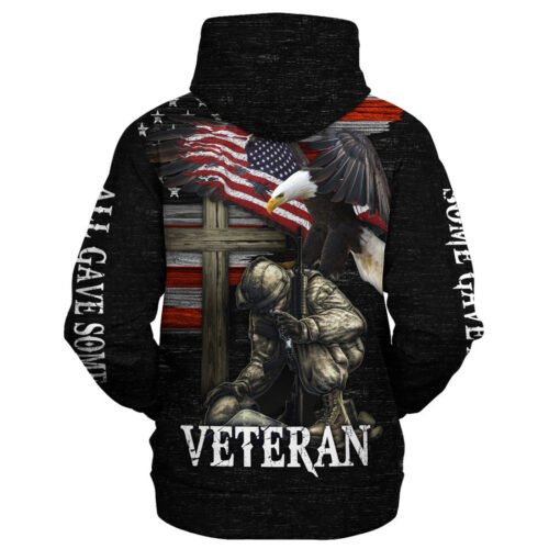 VETERAN HBLVTR62 Premium Heavy Fleece Zip Hoodie