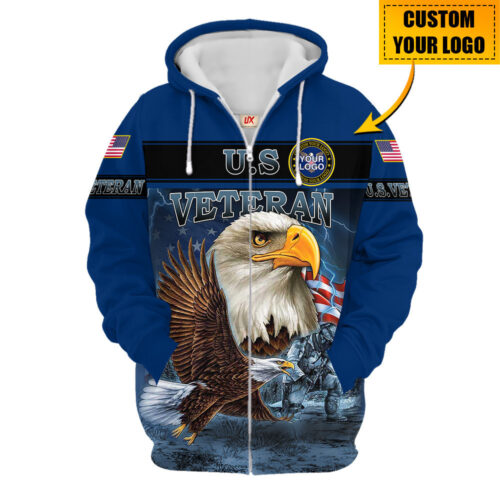 VETERAN NV-VTR70 Premium Microfleece Zip Hoodie