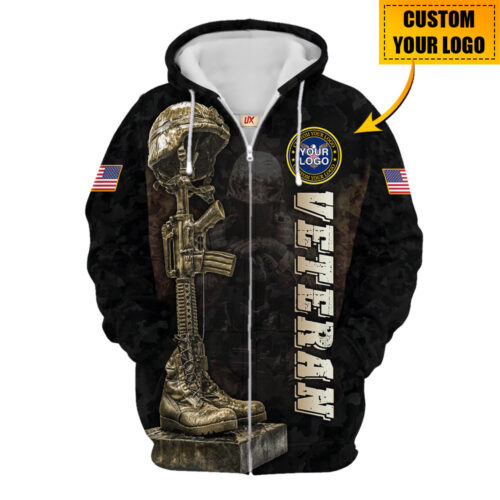 VETERAN NV-VTR71 Premium Microfleece Zip Hoodie