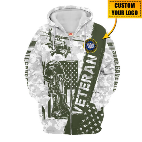 VETERAN NV-VTR73 Premium Microfleece Zip Hoodie