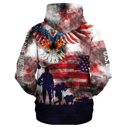 VETERAN HBLVTR63 Premium Microfleece Hoodie