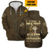 VETERAN HBLVTR65 Premium Microfleece Zip Hoodie