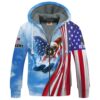 VETERAN UXVET59-NV Premium Heavy Fleece Zip Hoodie