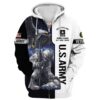 VETERAN UXVET51-AM Premium Microfleece Zip Hoodie