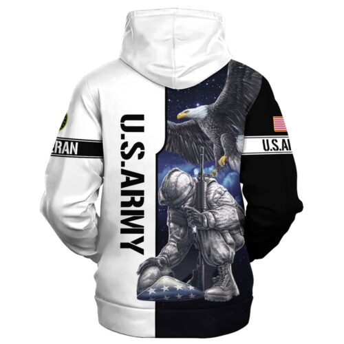 VETERAN UXVET83-AM Premium Microfleece Hoodie