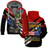 VETERAN UXVET53A-AM Premium Microfleece Zip Hoodie