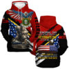 VETERAN UXVET53A-AM Premium Microfleece Zip Hoodie