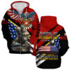 VETERAN UXVET53A-MC Premium Heavy Fleece Zip Hoodie