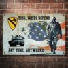 Us Army 11Th Armored Cavalry Regiment Metal Sign