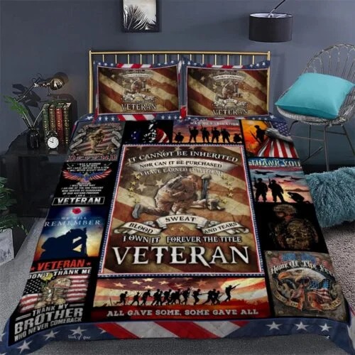 Proud To Be A Veteran – Our Oath Has No Expiration Quilt Bedding Set UXVET10BD