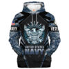 VETERAN UXVET27-VN Premium Microfleece Hoodie