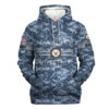 VETERAN UXVET25-AF Premium Microfleece Hoodie