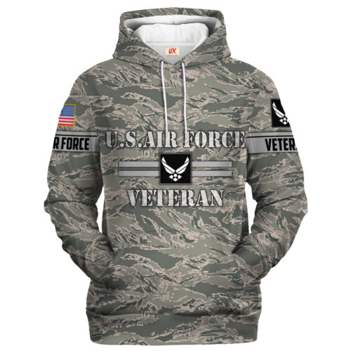 VETERAN UXVET21-AF Premium Microfleece Hoodie