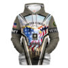 VETERAN UXVET18-AM Premium Microfleece Hoodie