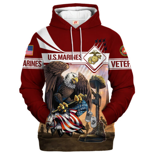 VETERAN UXVET30-MC Premium Microfleece Hoodie