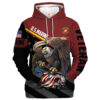 VETERAN UXVET02 Premium Microfleece Hoodie