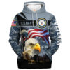 VETERAN UXVET21-NV Premium Microfleece Hoodie