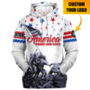 VETERAN HBLVTR70 Premium Microfleece Hoodie