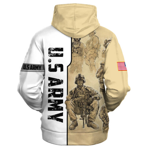 VETERAN UXVET22-AM Premium Microfleece Hoodie