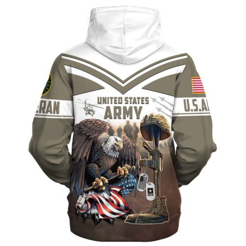 VETERAN UXVET28-AM Premium Microfleece Hoodie