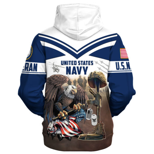 VETERAN UXVET28-NV Premium Microfleece Hoodie