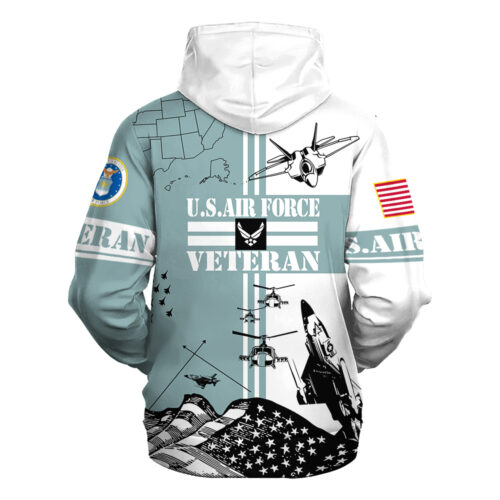 VETERAN UXVET25-AF Premium Microfleece Hoodie