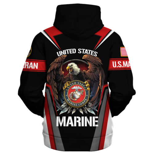 VETERAN UXVET23-MC Premium Microfleece Hoodie