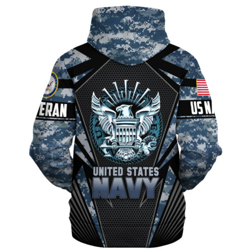 VETERAN UXVET27-NV Premium Microfleece Hoodie