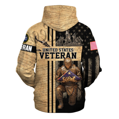 VETERAN UXVET02 Premium Microfleece Hoodie