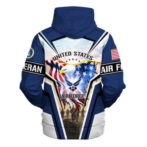 VETERAN UXVET33-AF Premium Microfleece Hoodie